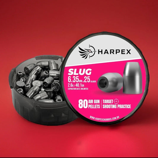 Harpex Aquiles .25 Cal Hollow Point Slugs for Hunting Airguns / Pellet Rifles Harpex USA