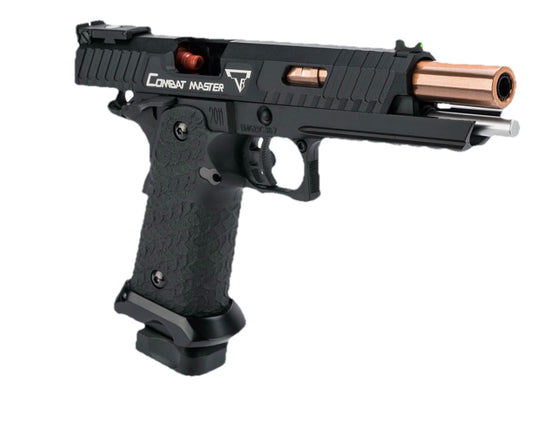 6mm EMG STI / TTI JW3 2011 Combat Master Airsoft Pistol Full Blowback Green Gas