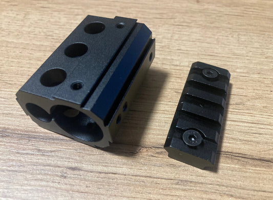 Barrel Band + 4 Rail Mount for Crosman 2240 2250 2300 100% Aluminum NO 3D Print