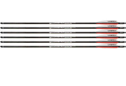 Umarex Air Javelin Carbon Fiber Arrow - 6 Pack Bolts Feathered / Tipped