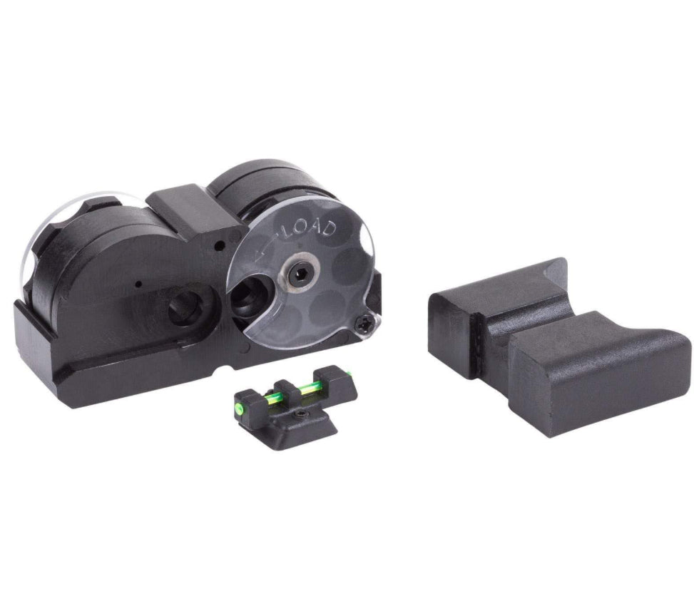 .22 Pellet Magazine Fed Air Pistol Hunting Sidearm - Webley Nemesis Airgun Hunting With Fiber Optic Sight 6rd Mag