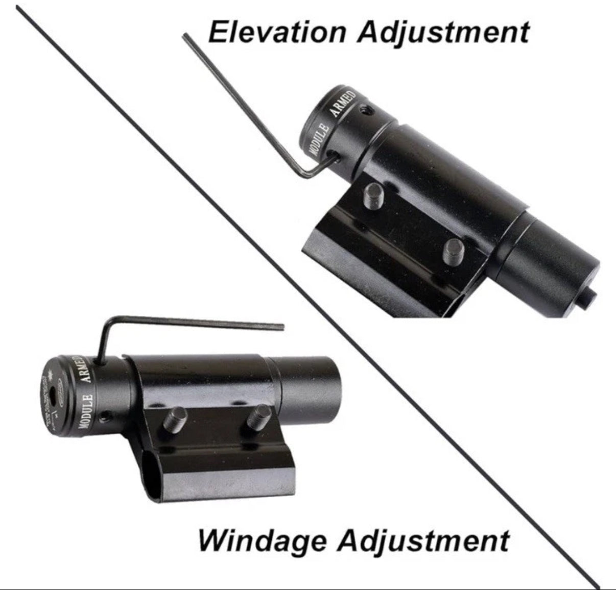 Rifle Barrel Clamp Laser - Low Profile Red Laser Sight for Rifles with Clamp Mount Low Profile Universal Fitment