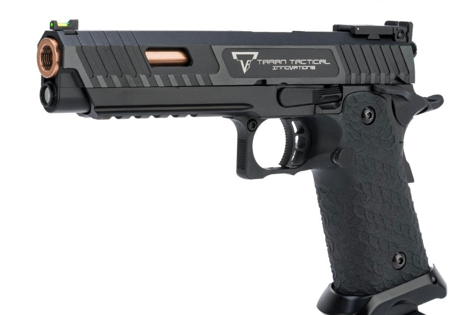 6mm EMG STI / TTI JW3 2011 Combat Master Airsoft Pistol Full Blowback Green Gas