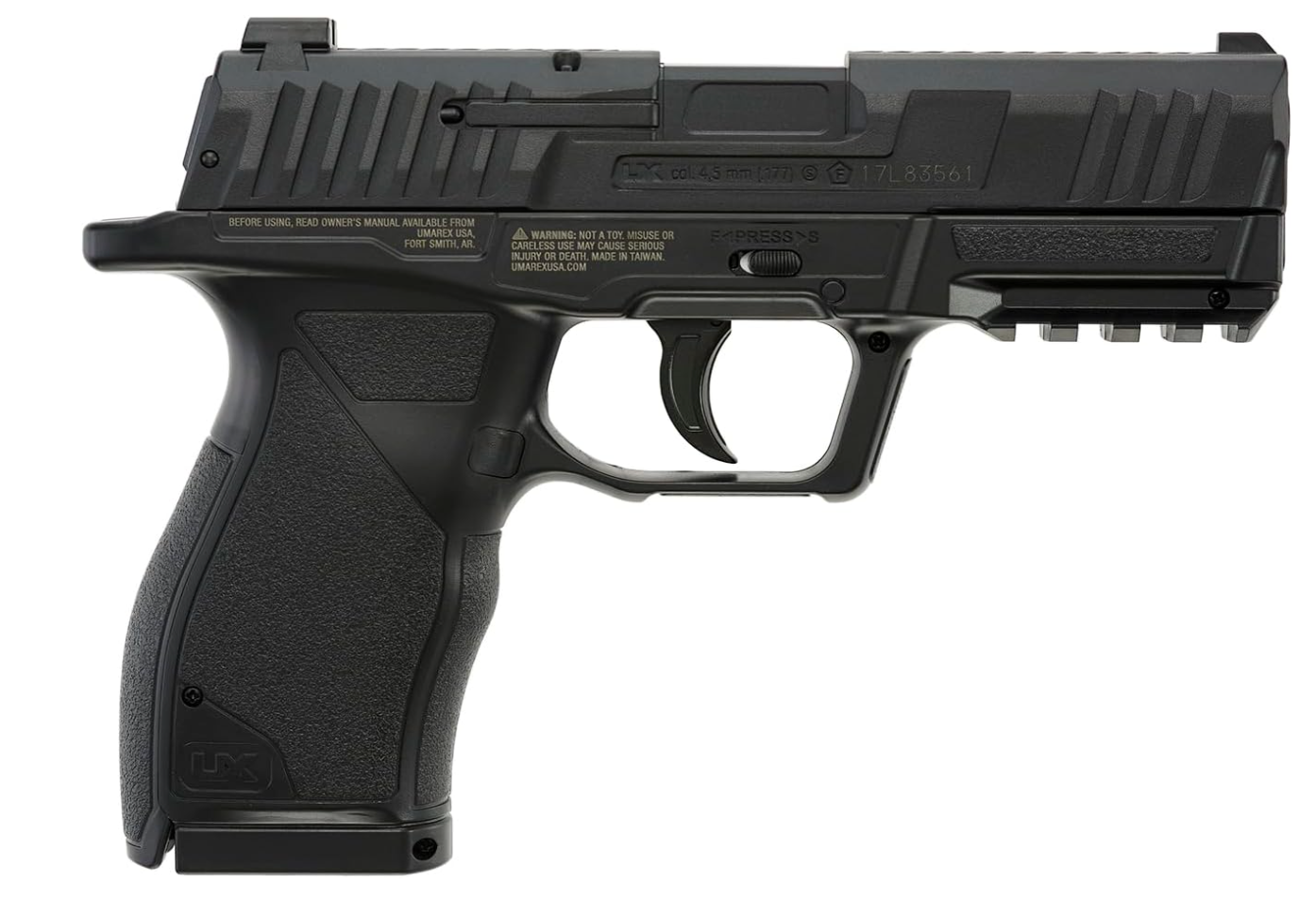 Umarex MCP .177 Caliber BB Gun Air Pistol Kit - Includes BBS, CO2 Cartridges, and Safety Glasses