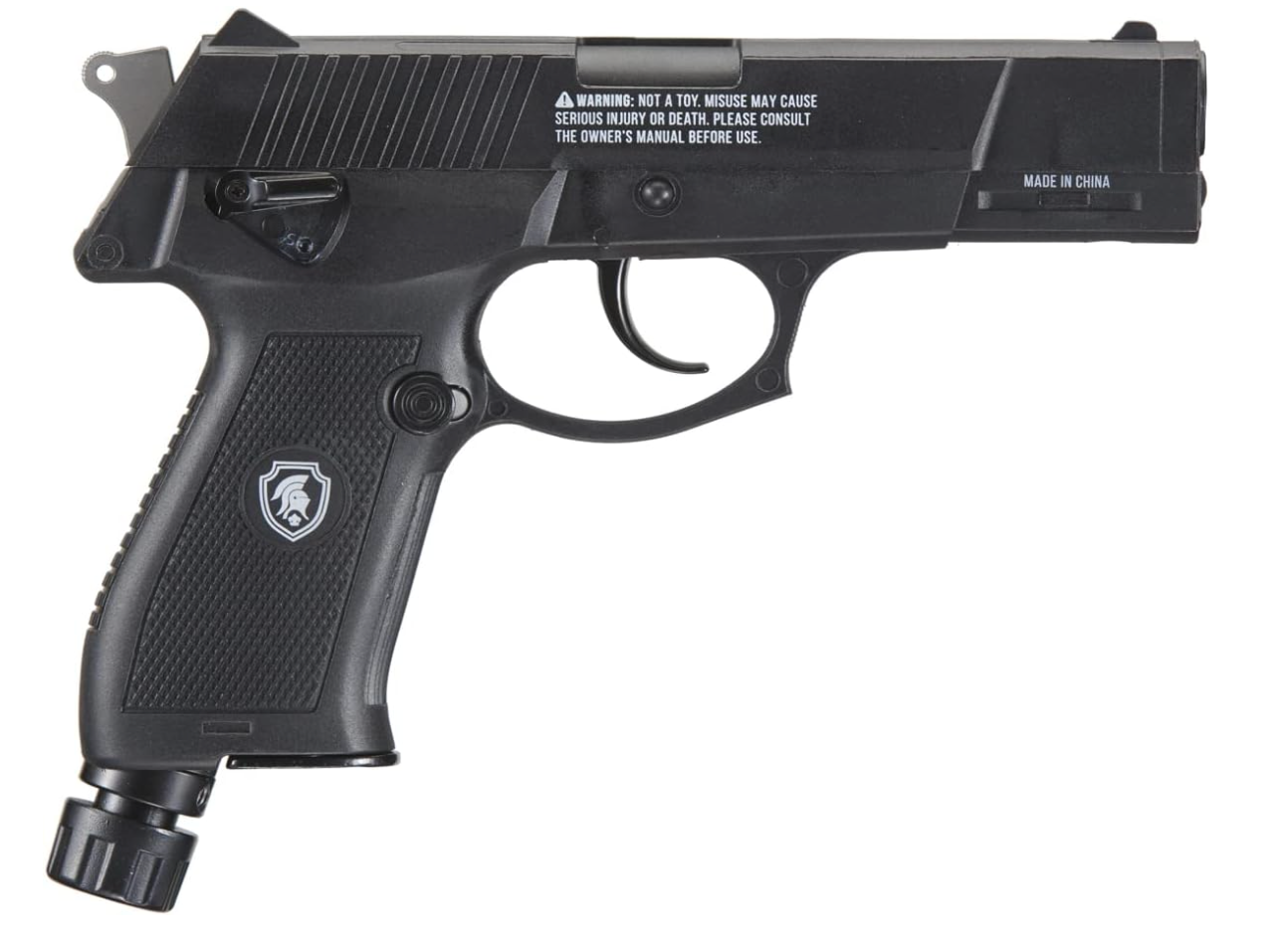 Scorpion .50 Cal Black Self Defense Kinetic Air Pistol / Pepper Pistol Less Lethal Airgun By Lancer International