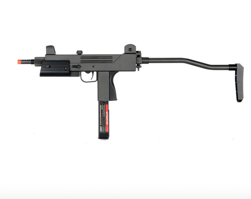 HFC 6mm Airsoft Gas Powered SMG Sub Machine Pistol Folding Stock Full Auto / Select Fire