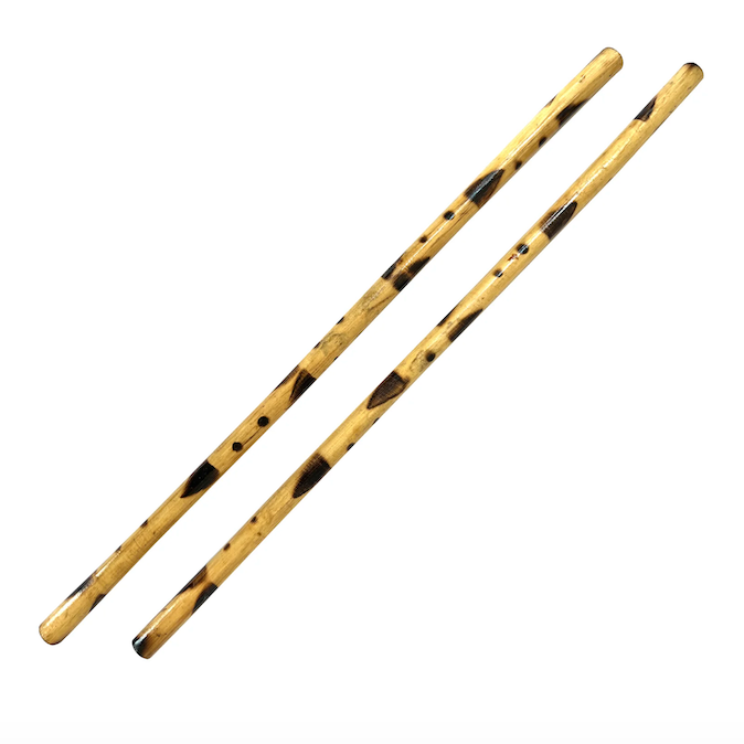 Kali Sticks - 26" Burned Finish Rattan Escrima Batons For Martial Arts / Self Defense / Hiking Canes