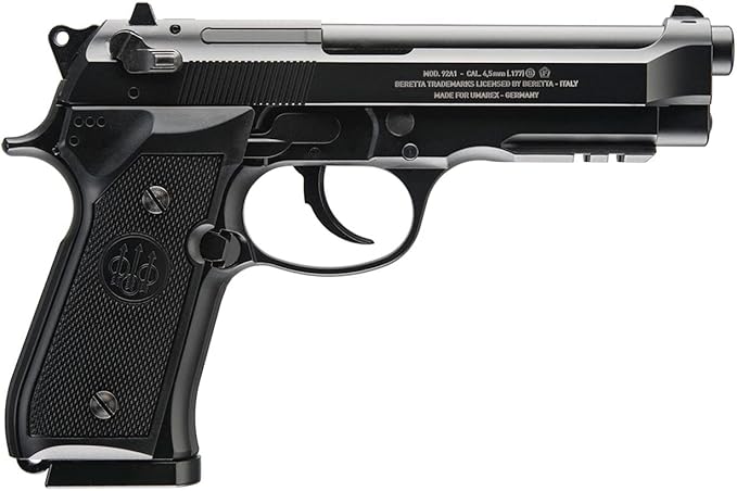 Beretta M92 A1 Raffica Full-Auto Blowback .177 Caliber BB Gun Air Pistol Co2 Defender Sidearm - Airguns International