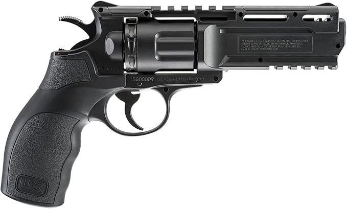 .177 Pellet Revolver Black Dual Ammo BB CO2 Airgun By Umarex USA International