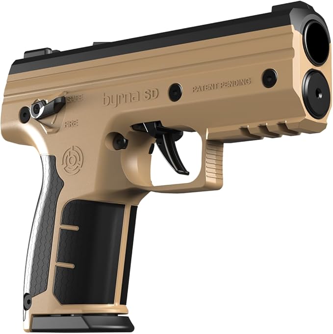 Byrna SD Self Defense Kinetic Launcher Ultimate Bundle - Non Lethal Kinetic Projectile Launcher Home & Personal Defense .68 Caliber