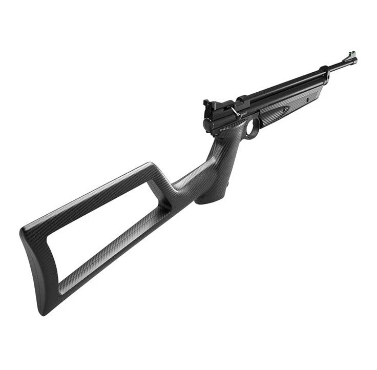 Crosman .22 Drifter Kit - Survival Hunting Pellet Gun Hunting Air Pistol / Rifle Combo & Carry Bag