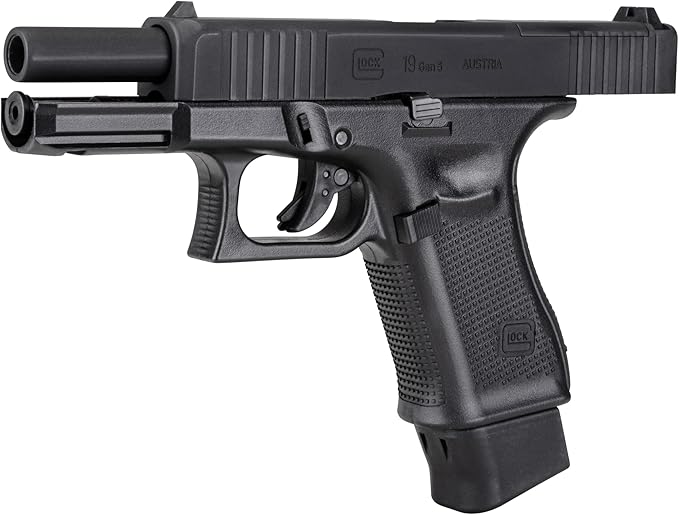 Glock 19 Gen 5 MOS .177 Caliber Full Blowback Co2 Semi Auto BB Gun Pistol