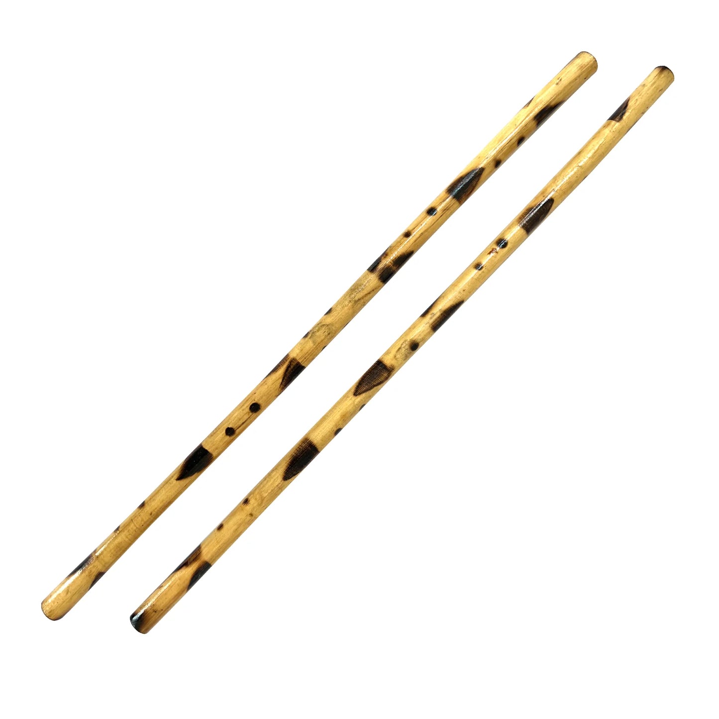 Kali Sticks - 26" Burned Finish Rattan Escrima Batons For Martial Arts / Self Defense / Hiking Canes
