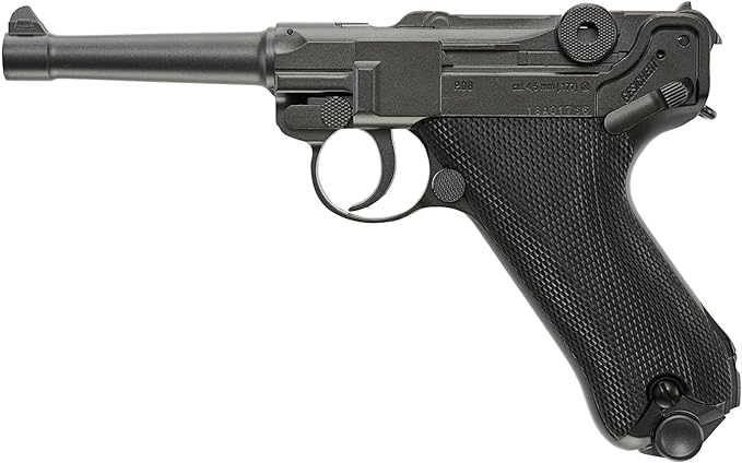 Mauser P.08 Metal .177 Caliber BB Gun Co2 Semi Auto Ruger Air Pistol German P08 Airgun Sidearm