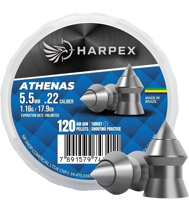 Harpex Aquiles / Quantum / Athena / Zues Slayer Pellets .22 Cal Hunting Airgun Slugs 4 Pack Variety Bundle Harpex USA