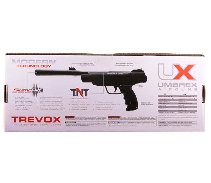Umarex Trevox .177 Break Barrel Pellet Gun Air Piston Hunting Airgun No Co2 Required