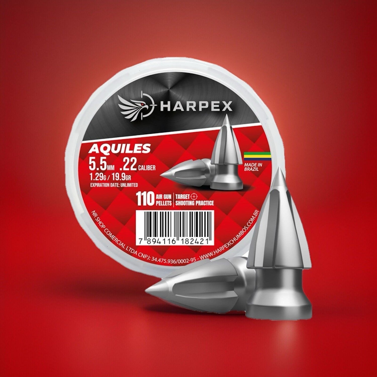 Harpex Brazil - .177 / .22 / .25 Caliber Airgun Hunting Slugs & Pellets - Harpex USA