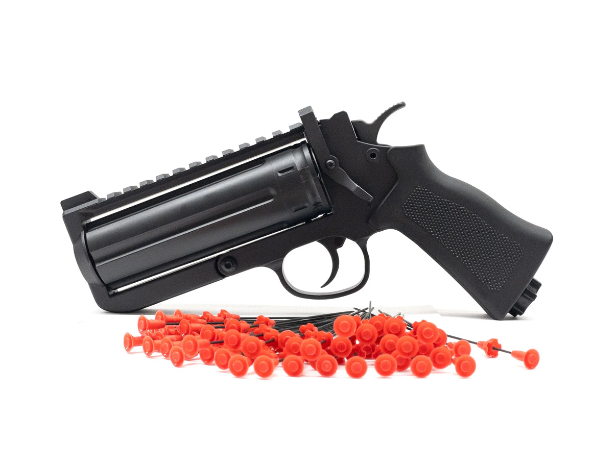 Six Needler Co2 Revolver Needle Gun By Gogun USA