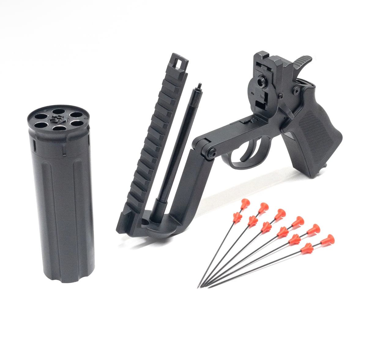 Six Needler Co2 Revolver Needle Gun By Gogun USA