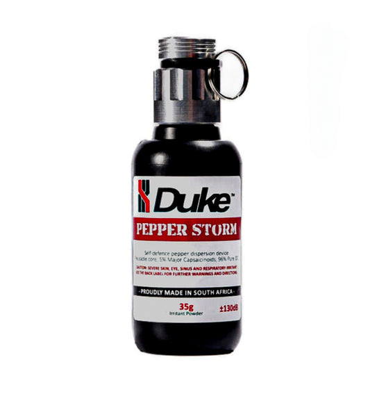 Pepper Storm Grenade - Non Lethal Irritant - Reusable - Pepper Spray / Stun Grenade / Emergency Self Defense Grenade LOUD 130db
