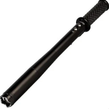 Police Grade Stun Baton / Electric Billy Club + Flashlight Cattle Prod Taser Stun Gun